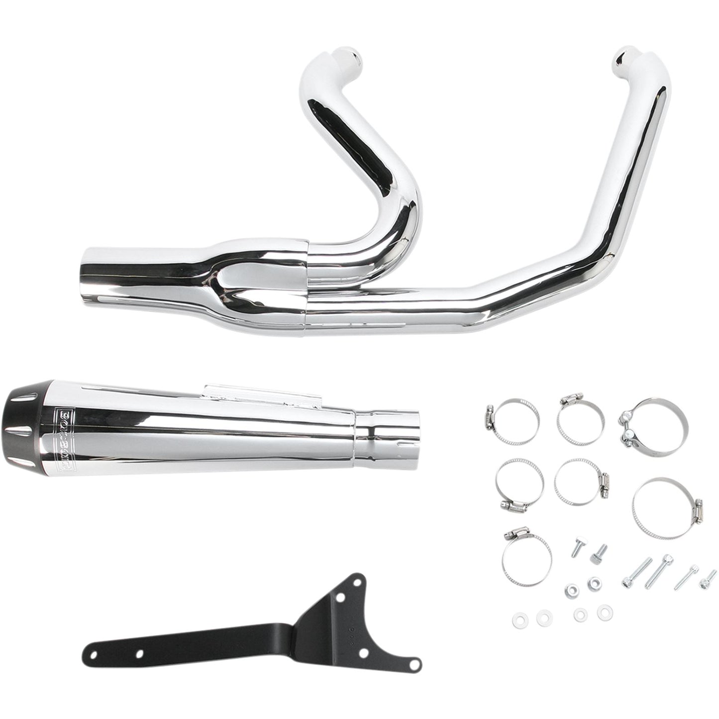 Bassani Manufacturing Road Rage 2:1 Exhaust - Chrome [MPN: 1FXR2]_349791