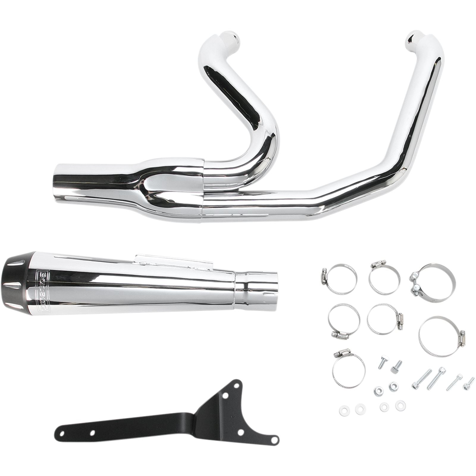 Bassani Manufacturing Road Rage 2:1 Exhaust - Chrome [MPN: 1FXR2]_349791