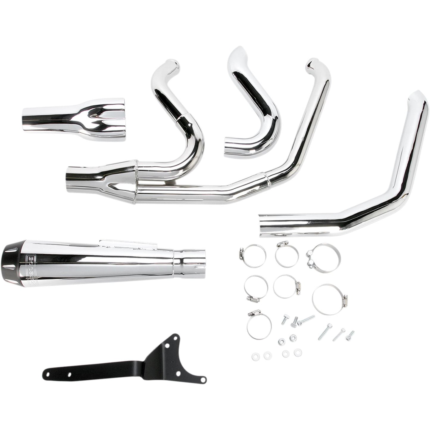 Bassani Manufacturing Road Rage 2:1 Exhaust - Chrome [MPN: 1FXR2]_349794