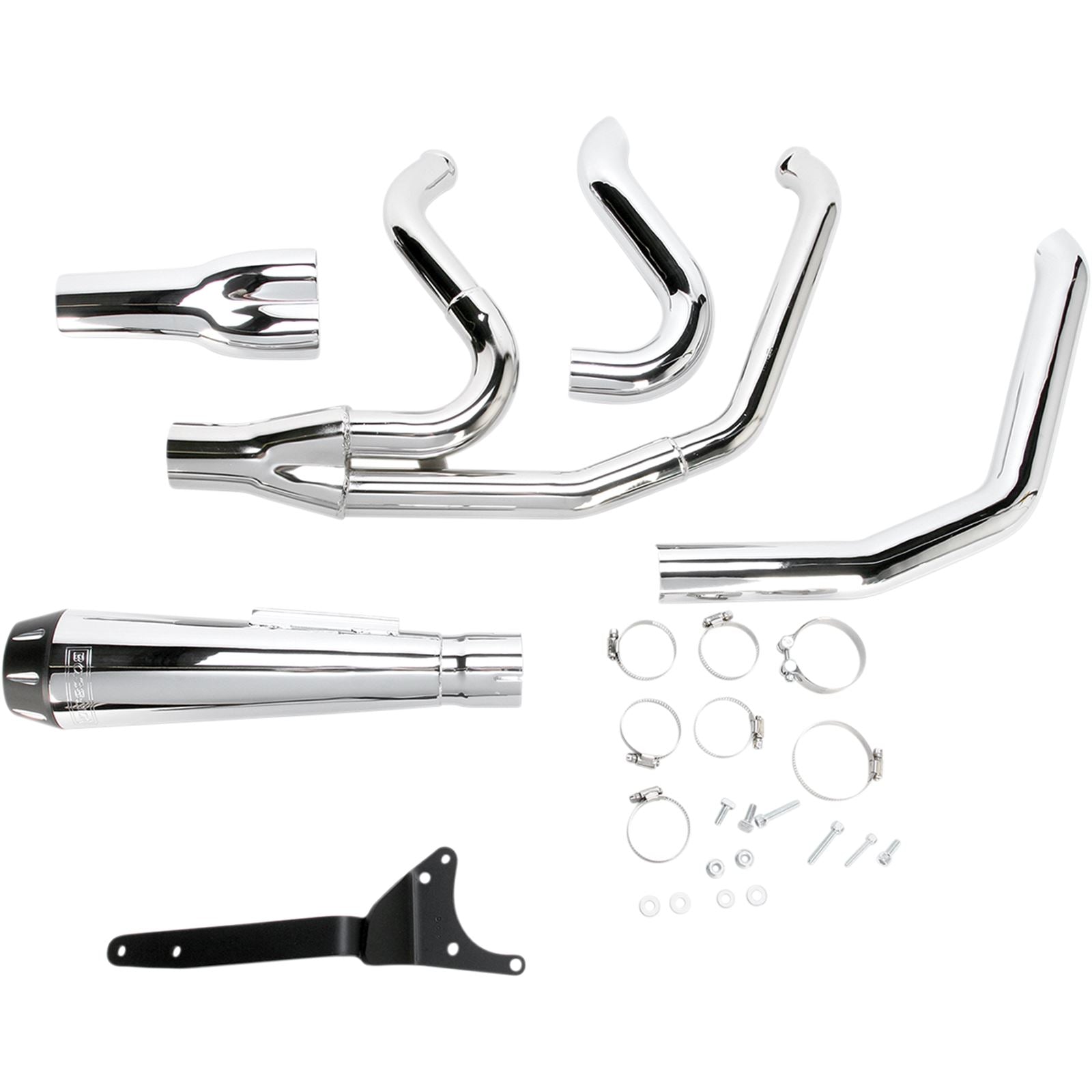 Bassani Manufacturing Road Rage 2:1 Exhaust - Chrome [MPN: 1FXR2]_349794