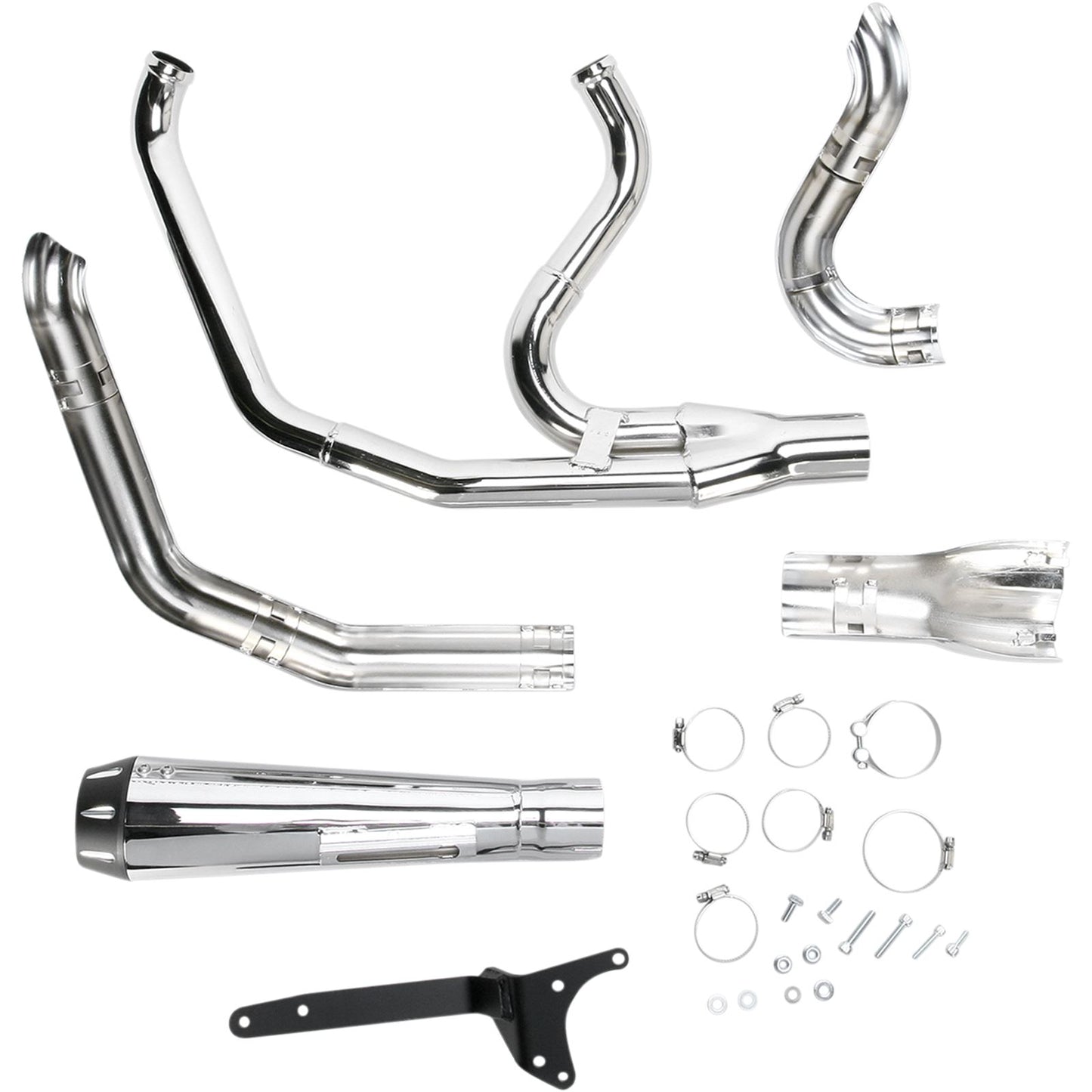 Bassani Manufacturing Road Rage 2:1 Exhaust - Chrome [MPN: 1FXR2]_349795