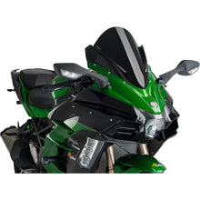 Puig Windscreen Racing Black Fits Kawasaki 9704N_461556