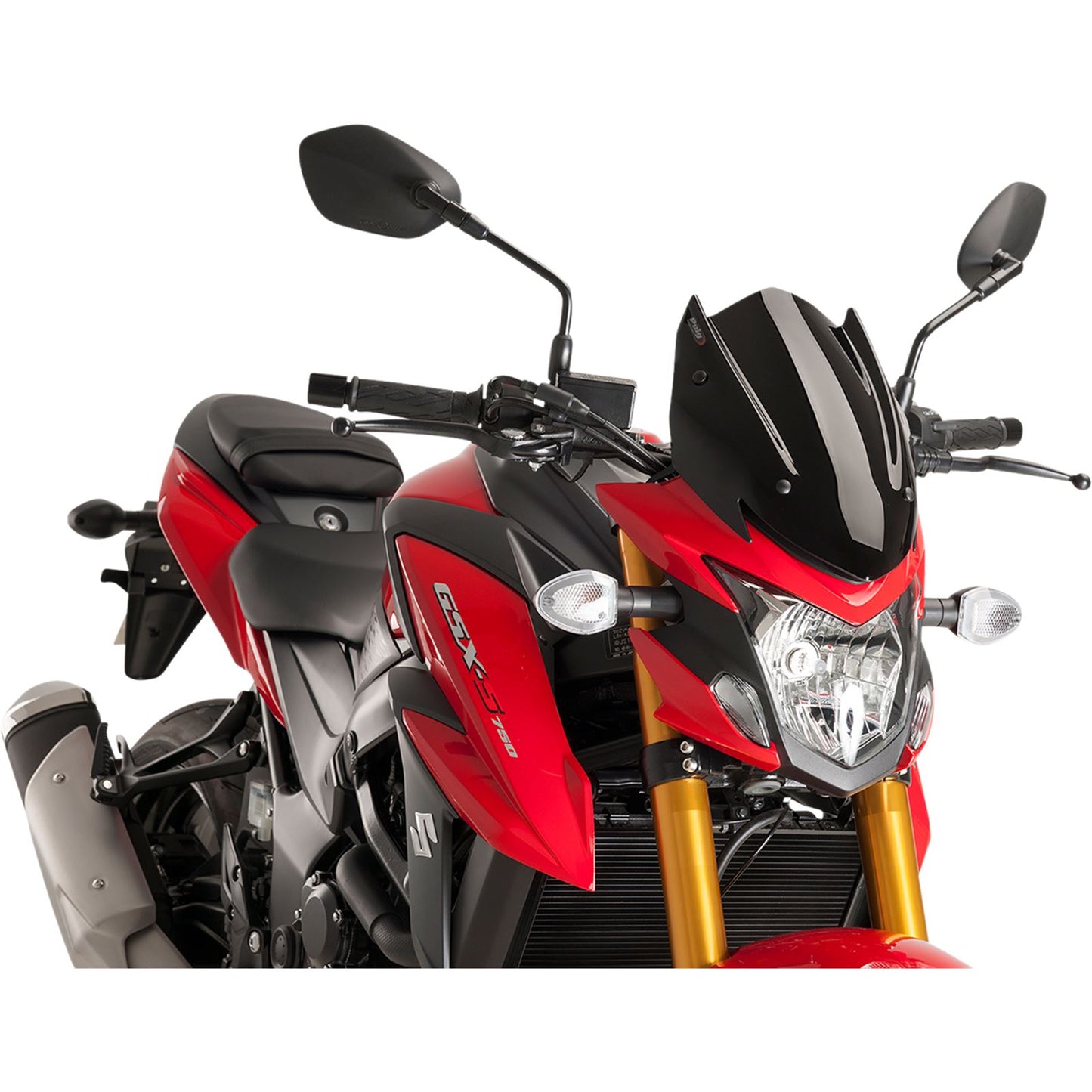 Puig Naked Sport Windscreen - Black For Suzuki [MPN: 9435N]_461487