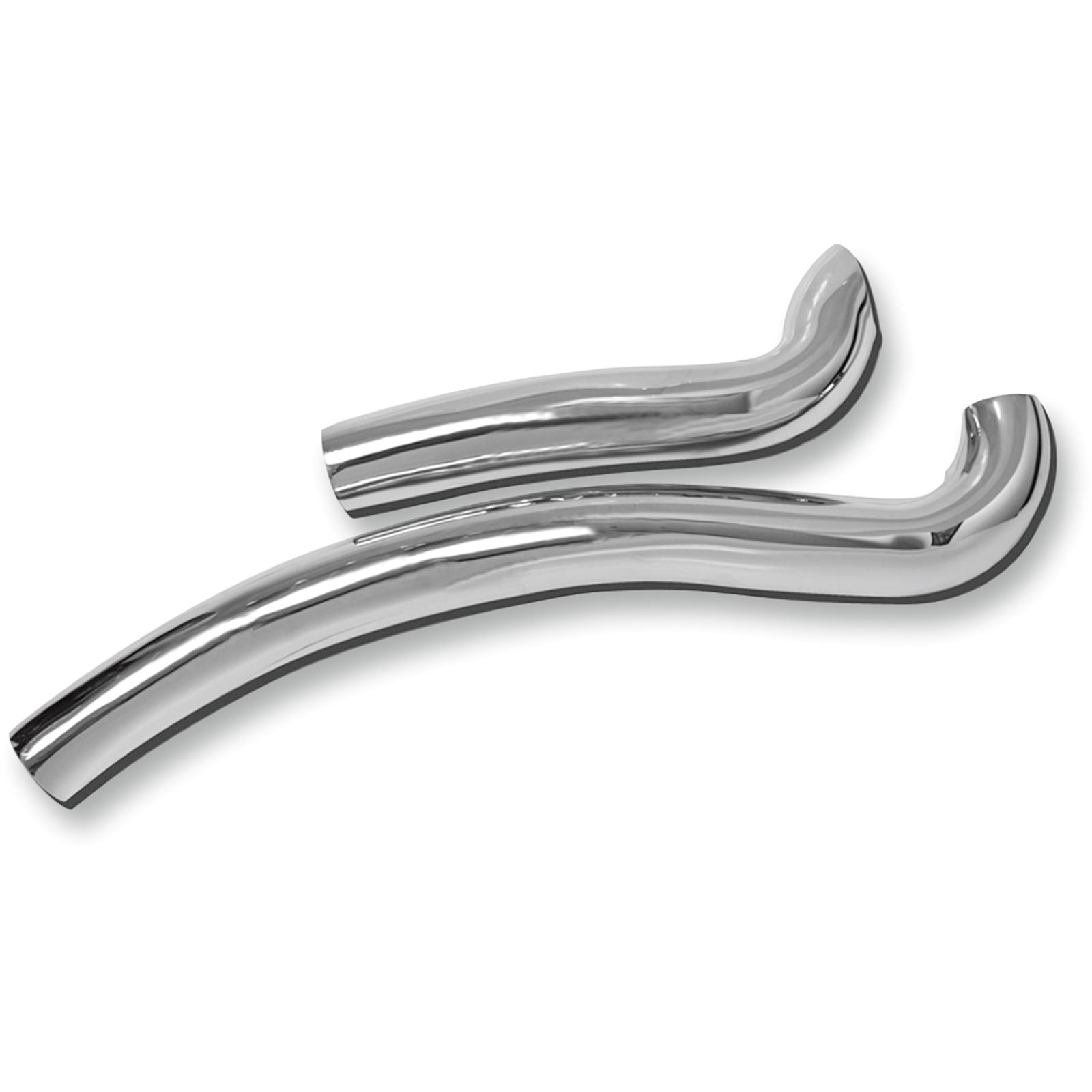 Bassani Manufacturing Sweeper Heat Shields - Chrome [MPN: HS-XL-FF12]_350181