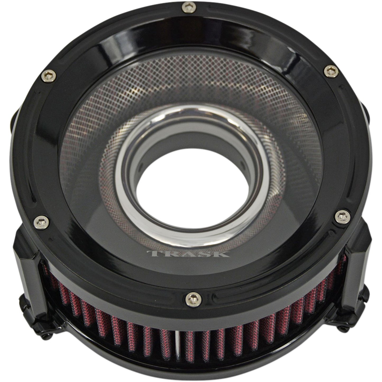 Trask Performance Air Cleaner Assault Electronic Fuel Injection Black [MPN: TM-1021GBK]_485420