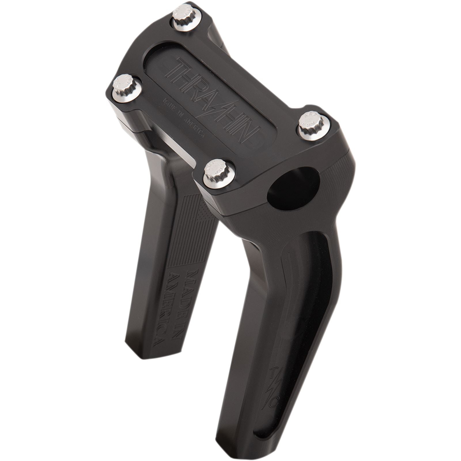 Thrashin Supply Company Black - 6-1/2"  Pullback Handlebar Riser [MPN: TSC-6525-1]_483310