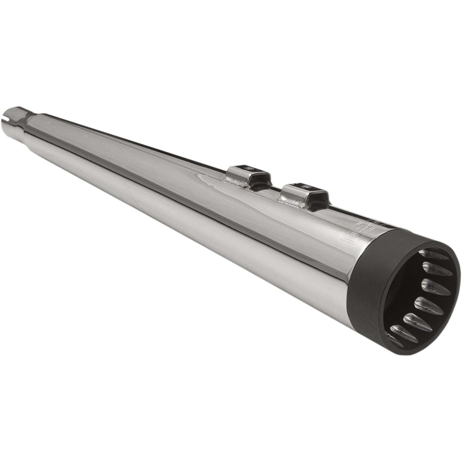 Bassani Manufacturing DNT Megaphone Muffler - Chrome/Black - '95-'16 FL [MPN: 1F57DNT5]_350007