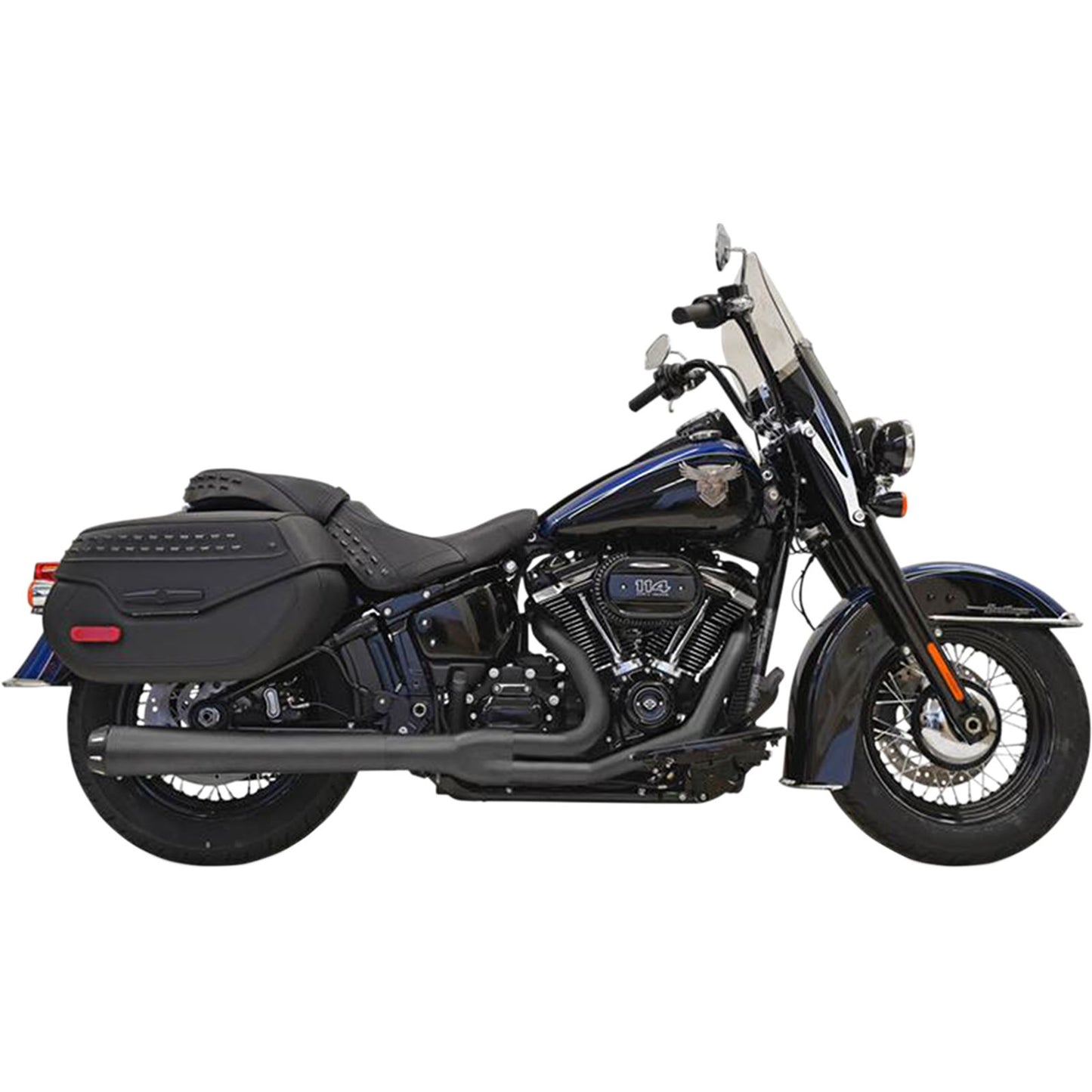 Bassani Manufacturing 2:1 Exhaust - Black [MPN: 1S91RB]_349904