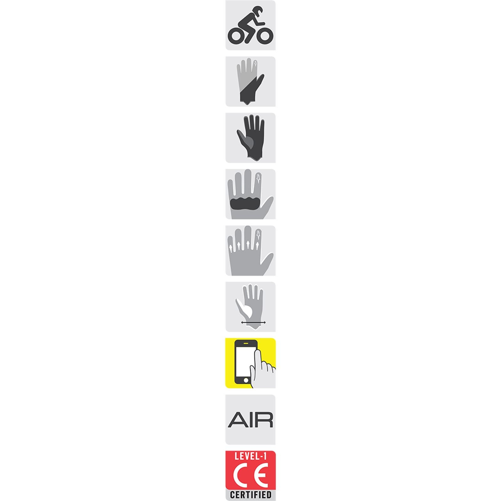 Alpinestars SMX-1 Air V2 Gloves - Black - 3X-Large [MPN: 3570518-10-3X]_332407
