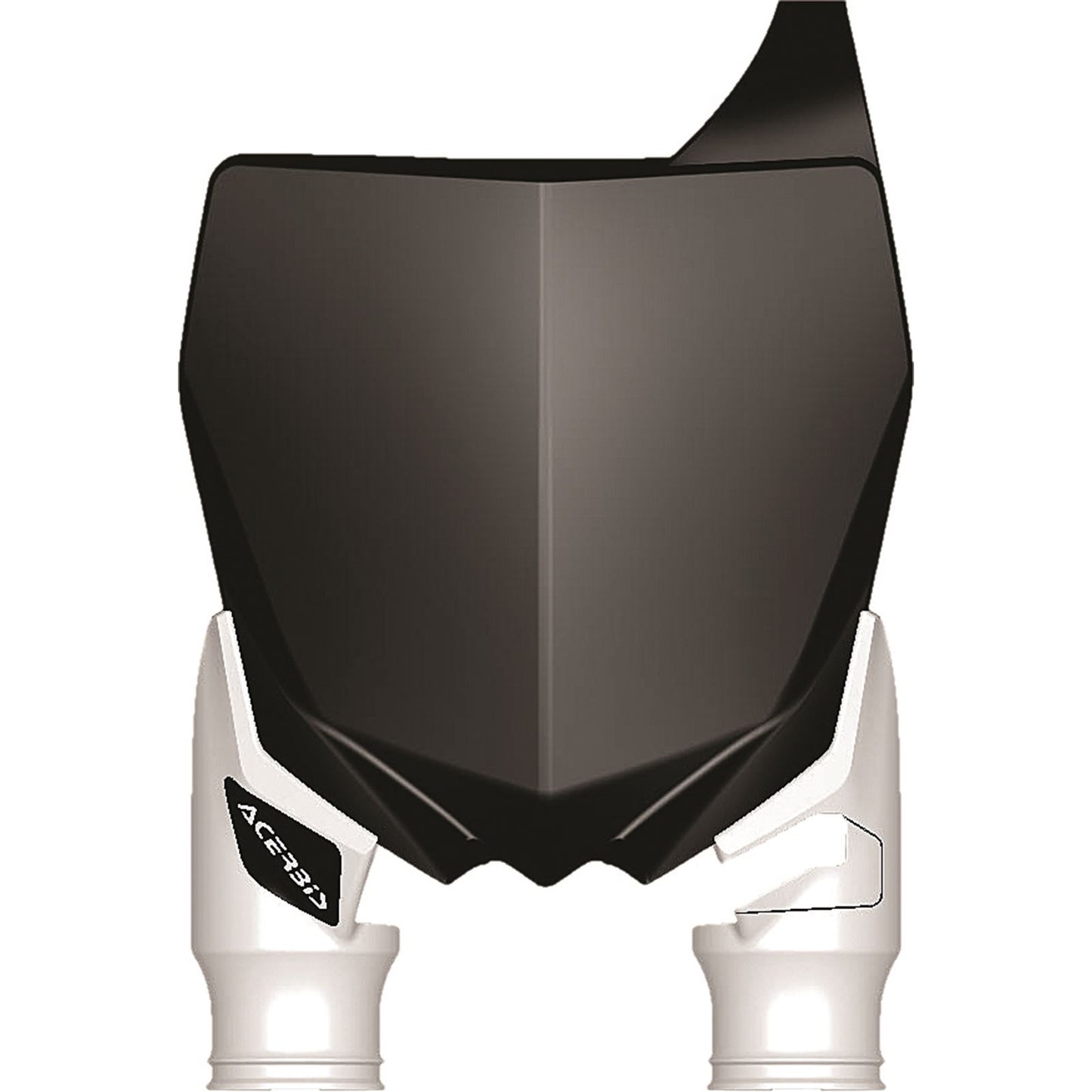 Acerbis Front Number Plate Black/White [MPN: 2527401007]_290658