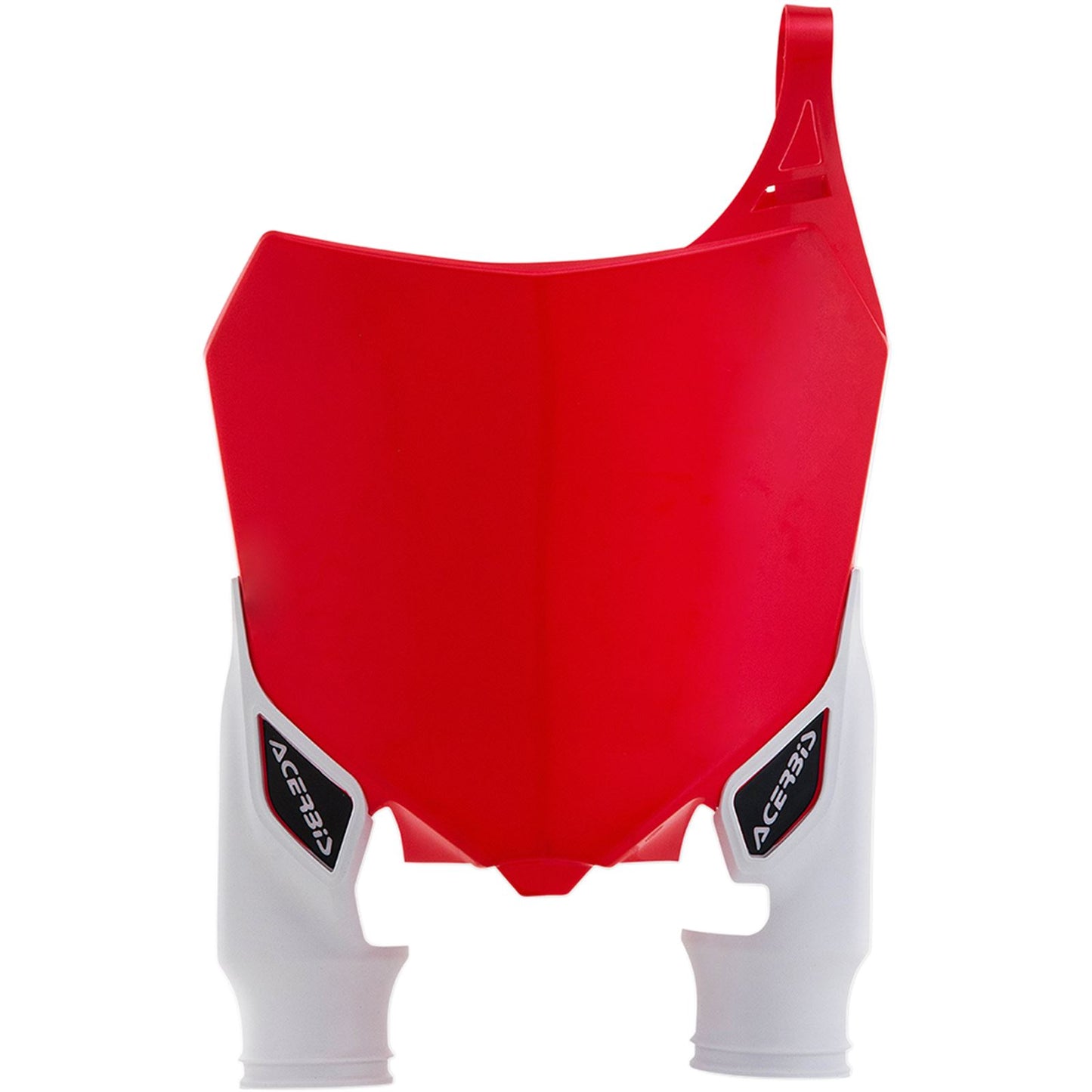 Acerbis Front Number Plate Red/White 2527411005_320060
