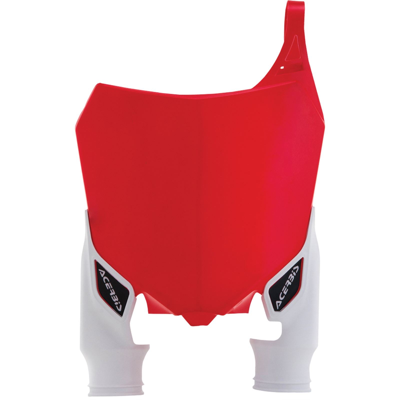 Acerbis Front Number Plate Red/White 2527411005_290662