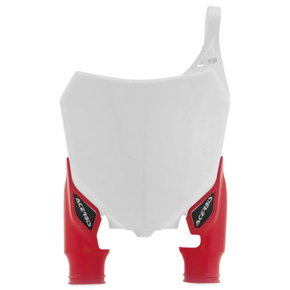 Acerbis Front Number Plate White/Red 2527411030_290665