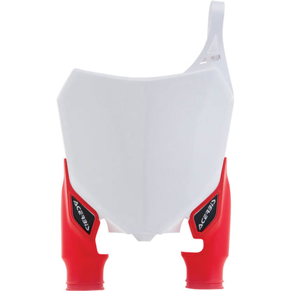 Acerbis Front Number Plate White/Red 2527411030_290666