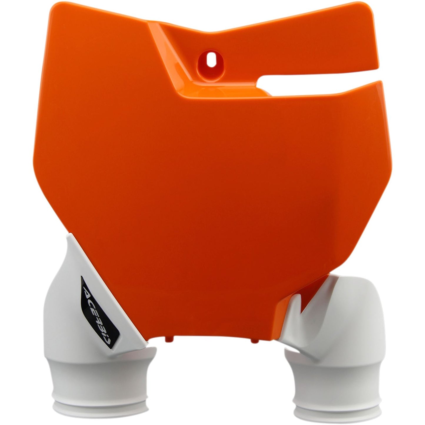 Acerbis Front Number Plate Orange/White 2527425321_320082