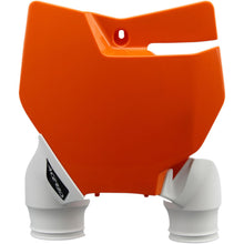 Acerbis Front Number Plate Orange/White 2527425321_320082