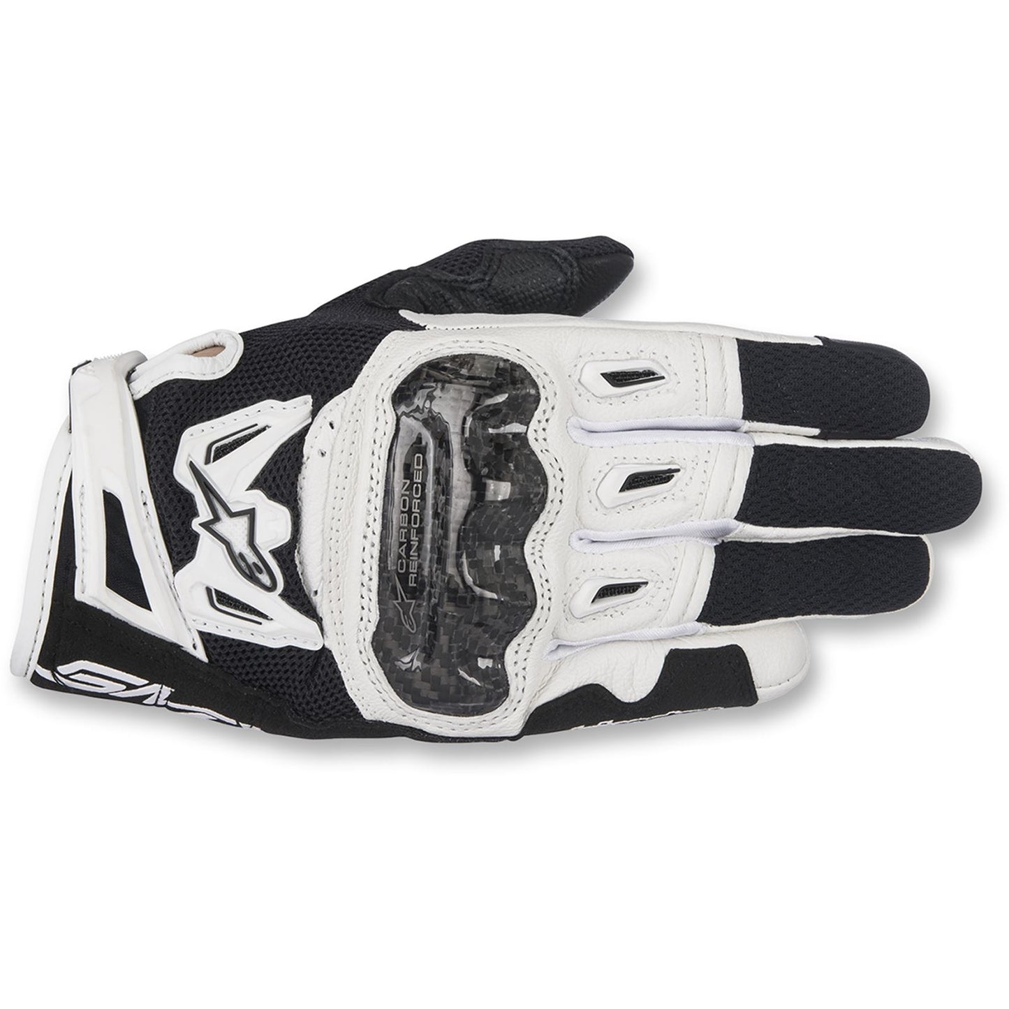 Alpinestars Stella SMX-2 Air Carbon V2 Gloves - Black/White - Medium [MPN: 3517717-12-M]_333149