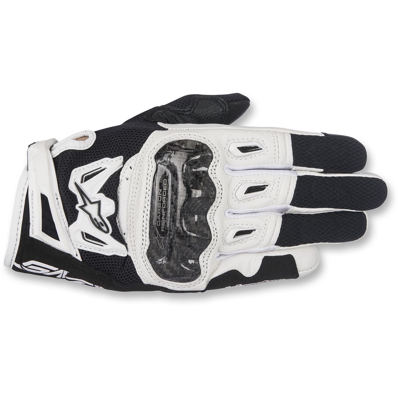 Alpinestars Stella SMX-2 Air Carbon V2 Gloves - Black/White - Medium [MPN: 3517717-12-M]_333149