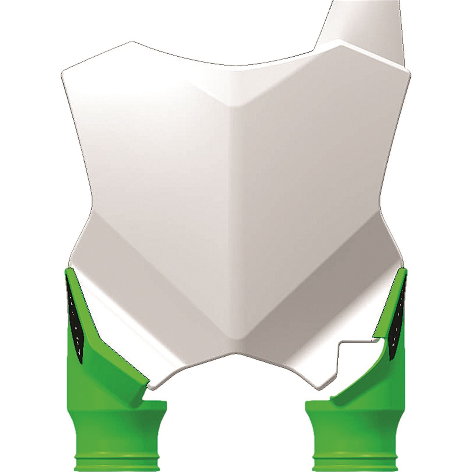 Acerbis Front Number Plate White/Green 2527431050_290676