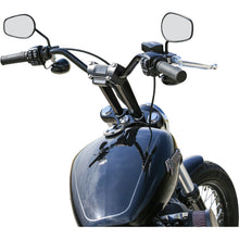 Thrashin Supply Company Black - 8"  Straight Handlebar Riser with Gauge Cut-Out [MPN: TSC-8025-1]_483327