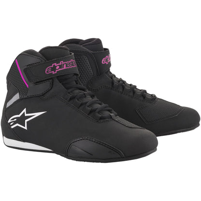 Alpinestars Women's Sektor Shoes - Black/Pink - Size 9.5 [MPN: 251571910399.5]_338442
