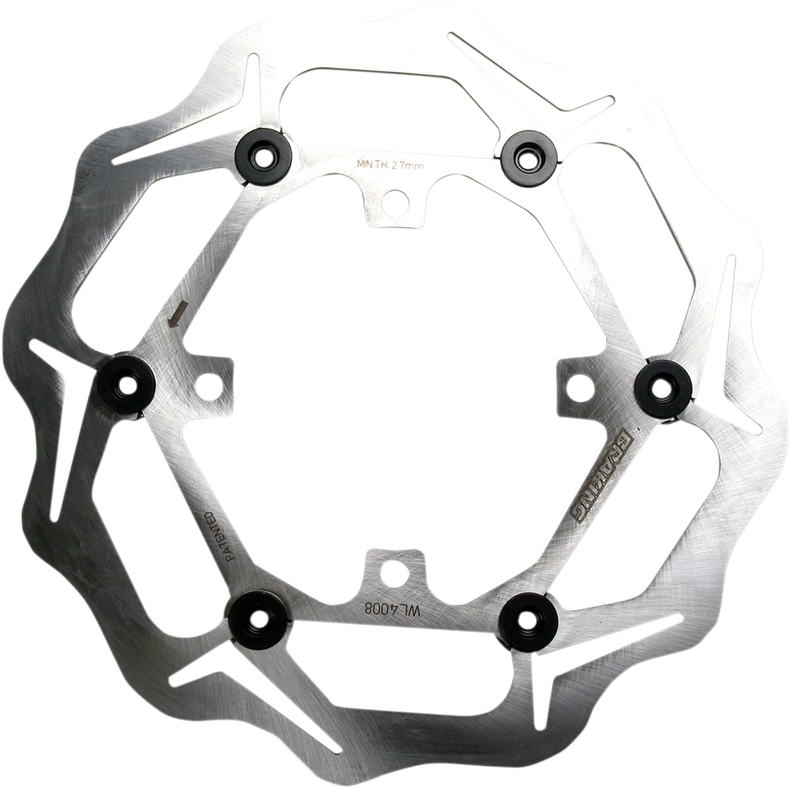 Braking Batfly 270mm Front Rotor Oversized Kit fits Kawasaki KX250F/450F/450R [MPN: WL4008]_355629