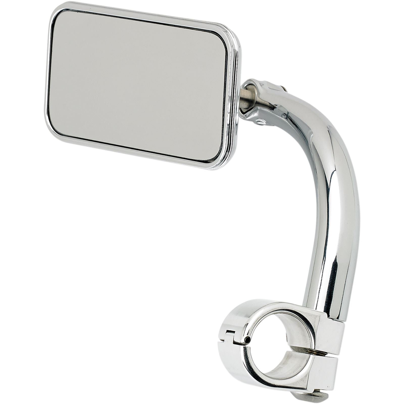 Biltwell Inc. Rectangular Clamp-On Mirror - 1" - Chrome 6502-201-501_353010