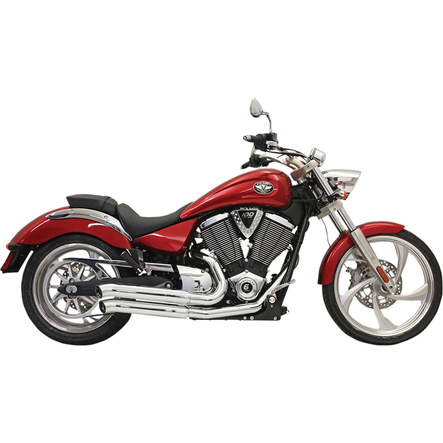 Bassani Manufacturing Pro-Street Exhaust - Chrome - Turnout [MPN: 6V23D]_350055