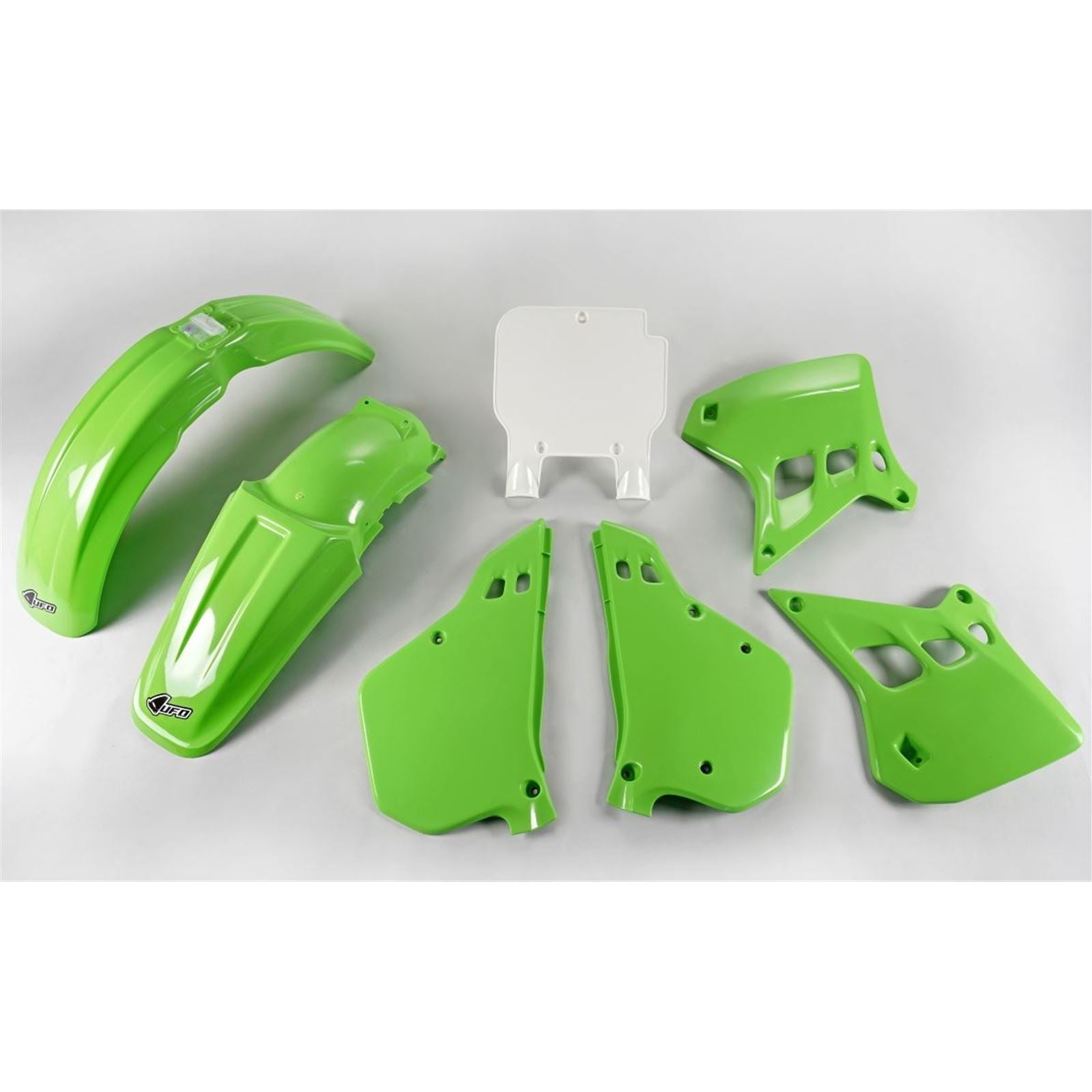 UFO Plastics Body Kit - Green - KX125 - '90-'91 [MPN: KAKIT196-999]_869214