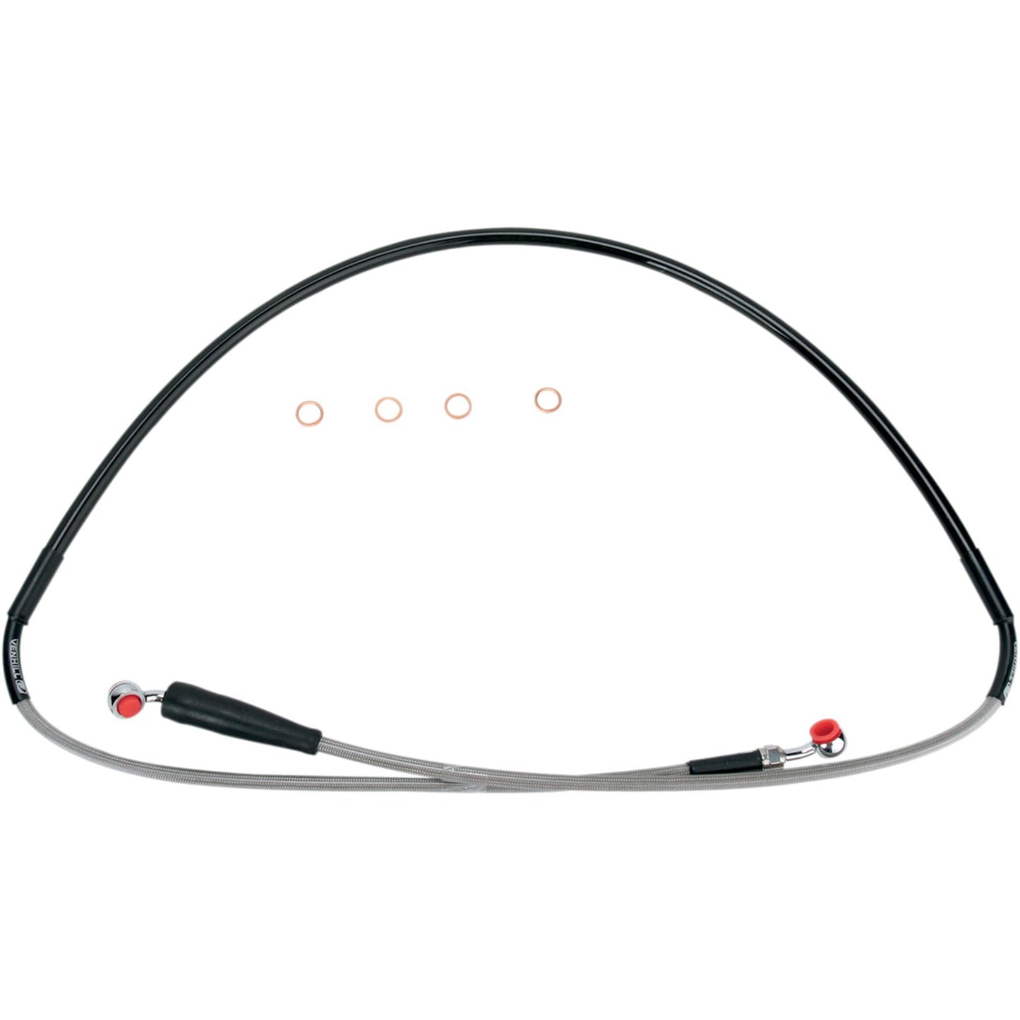 Moose Offroad Stainless Steel Brake Line - DR-Z 400 SM 1741-0992_437325