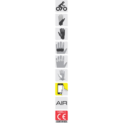 Alpinestars SMX-1 Air V2 Gloves - Black/Red - 3X-Large [MPN: 3570518-1030-3X]_332426