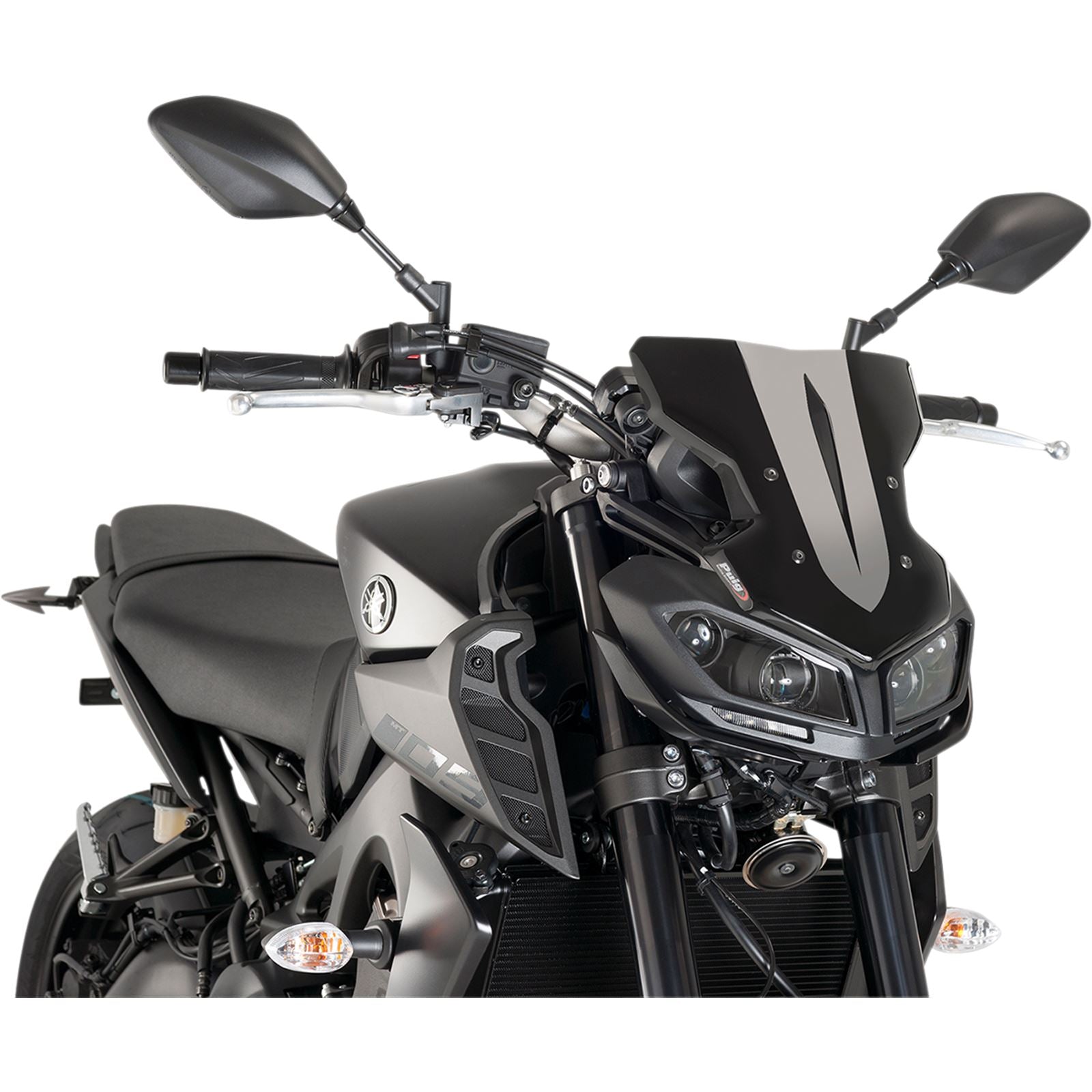 Puig New Generation Windscreen - Black - MT09 9376N_461351