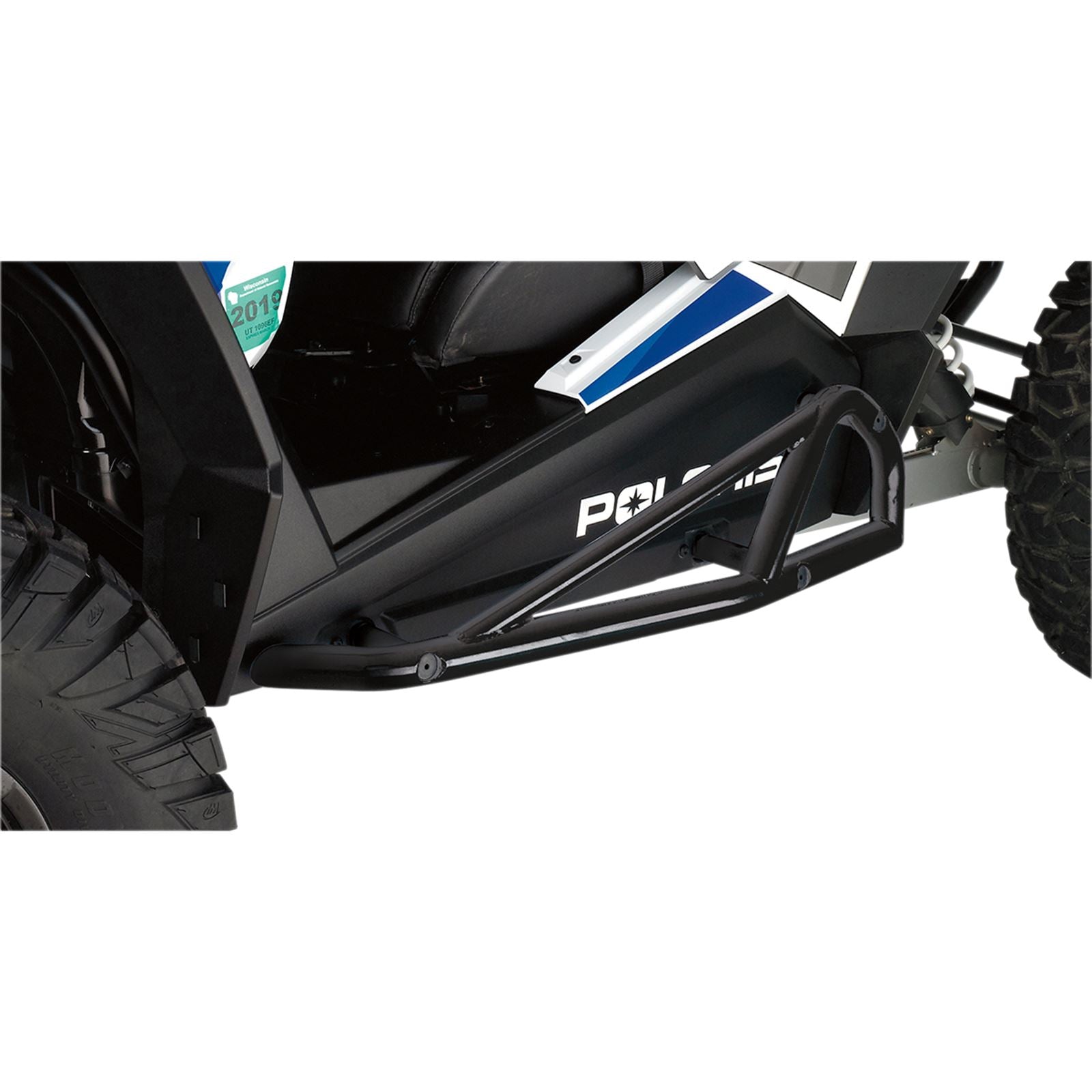 Moose Offroad Nerf Bars - Black - RZR 2-Seater 0530-1424_431446