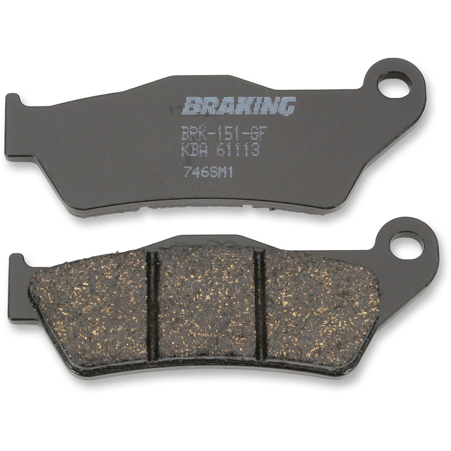 Braking Brake Pad Set Semi-Metallic [MPN: 746SM1]_355876