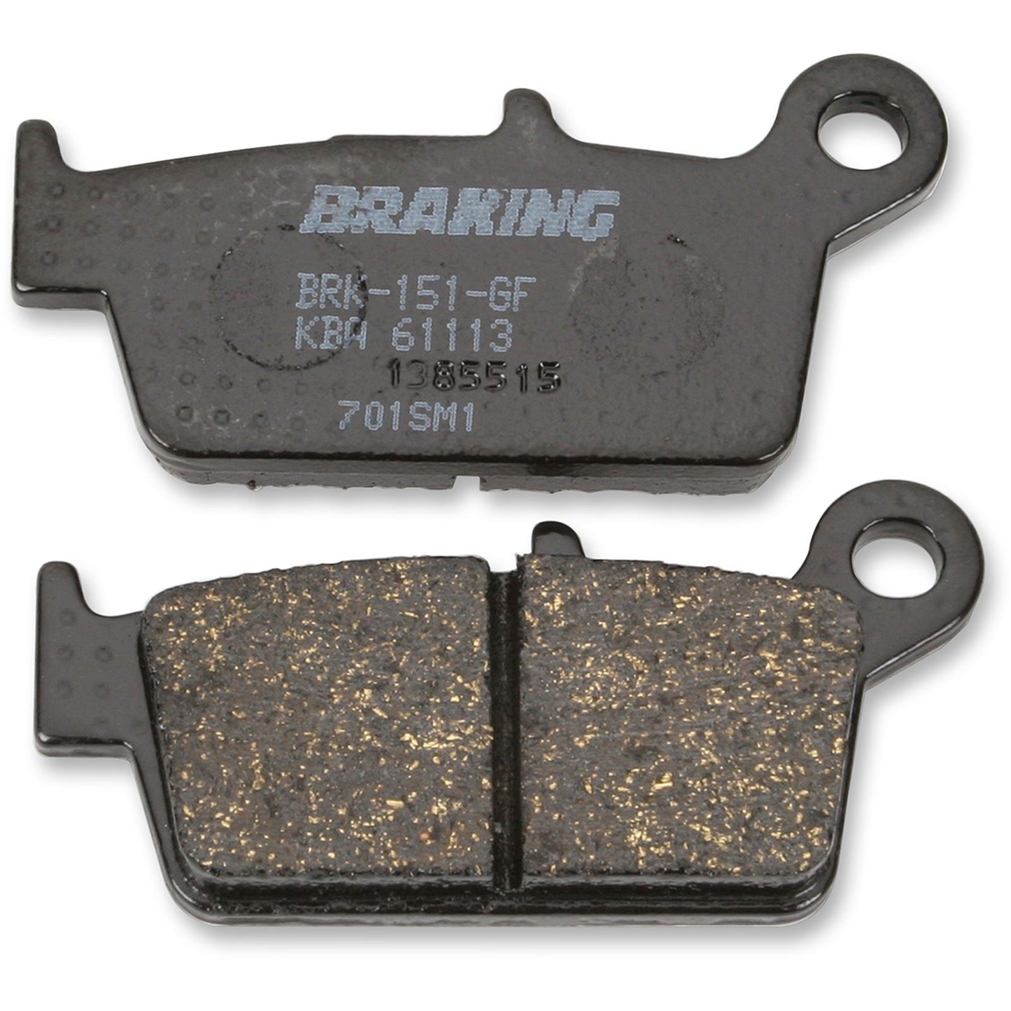 Braking Brake Pad Set Semi-Metallic [MPN: 701SM1]_355863