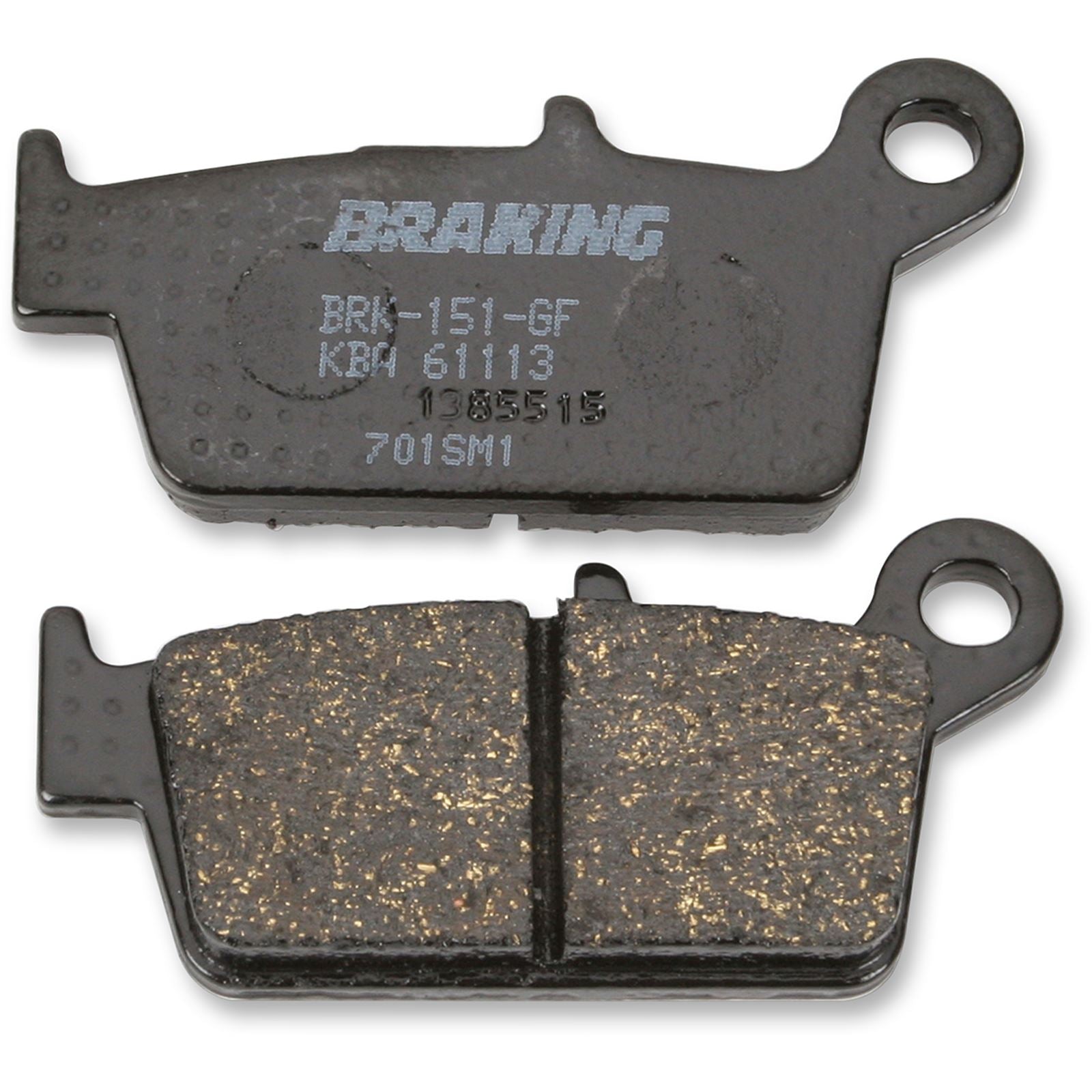 Braking Brake Pad Set Semi-Metallic [MPN: 701SM1]_355863