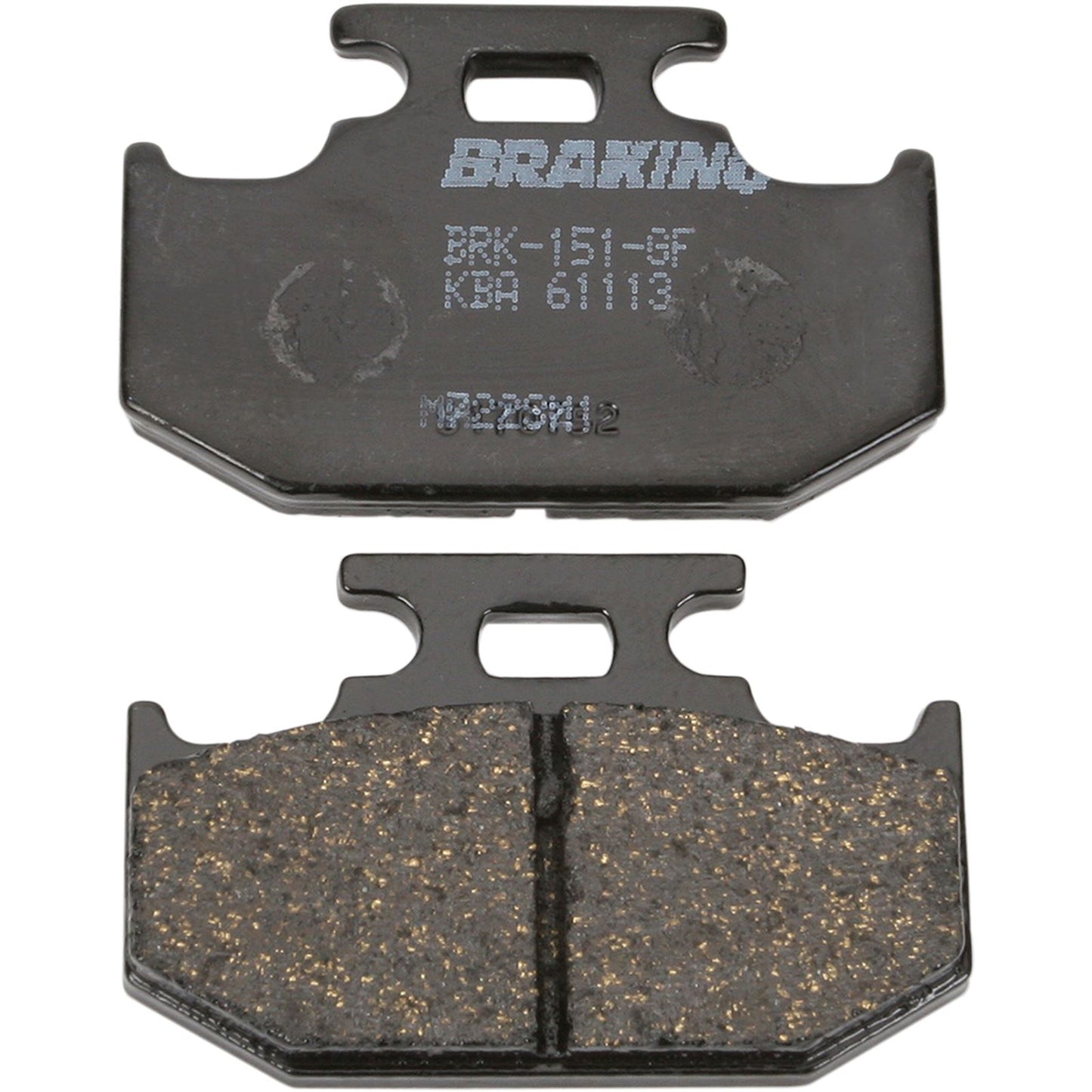 Braking Brake Pad Set Semi-Metallic [MPN: 722SM1]_355872