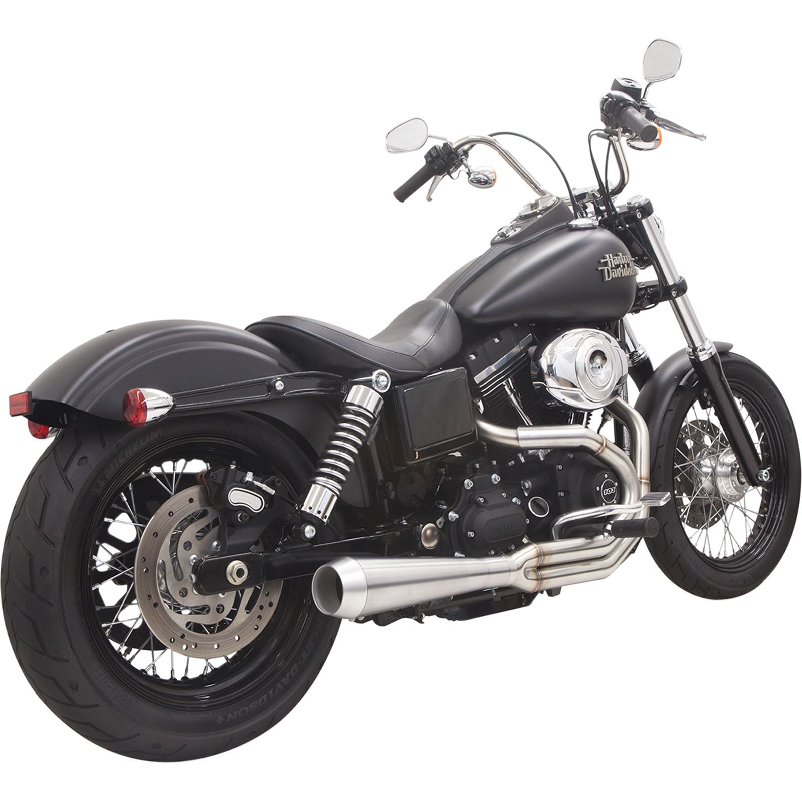Bassani Manufacturing Road Rage 3 Exhaust - Stainless - '91-'17 Dyna [MPN: 1D1SS]_349852