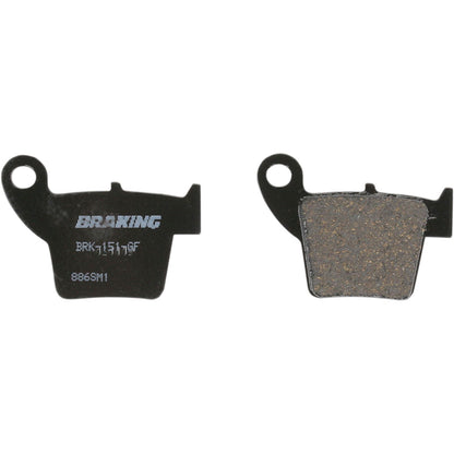 Braking Brake Pad Set Semi-Metallic [MPN: 886SM1]_355756