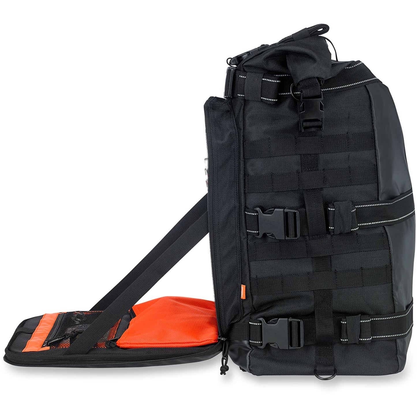 Biltwell Inc. Exfil-80 Motorcycle Bag - Black 3003-01_353525