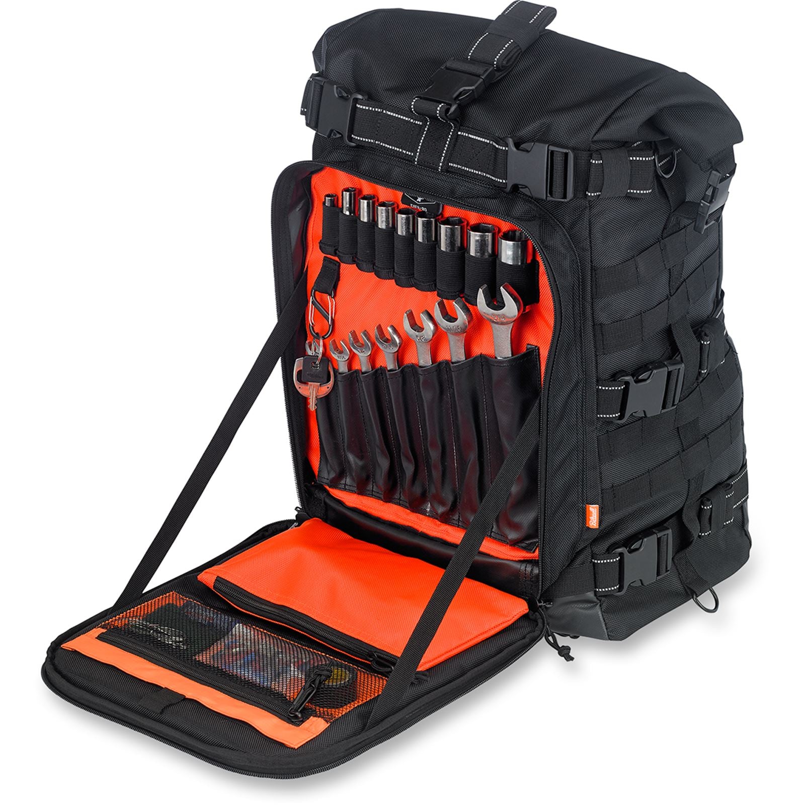 Biltwell Inc. Exfil-80 Motorcycle Bag - Black 3003-01_353527