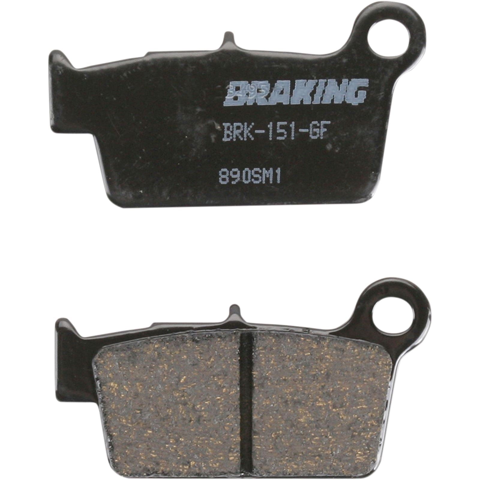 Braking Brake Pad Set Semi-Metallic [MPN: 890SM1]_355758