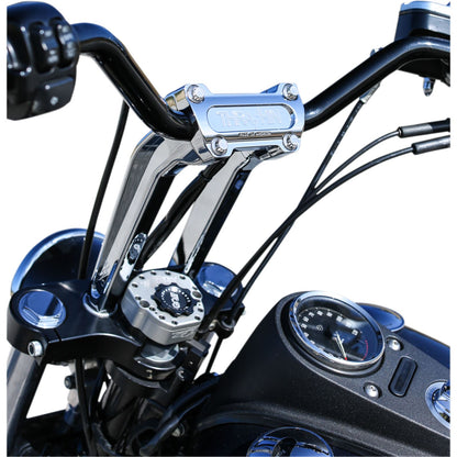 Thrashin Supply Company Chrome 9-1/2"  Pullback Handlebar Riser [MPN: TSC-9525-3]_483322
