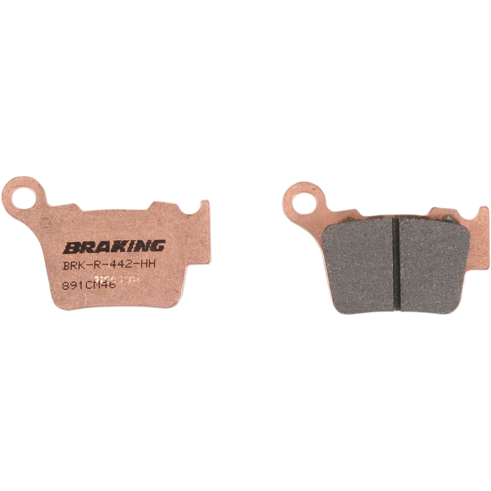 Braking Brake Pad Set Sintered High Performance [MPN: 891CM46]_355759