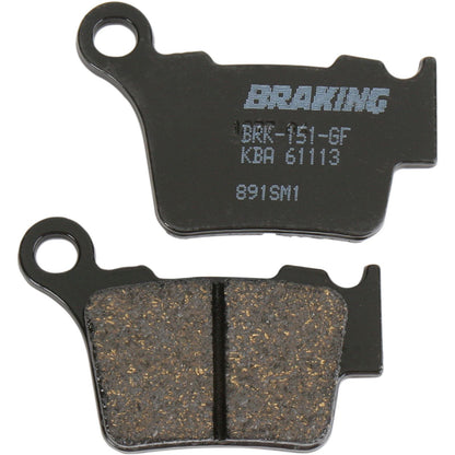 Braking Brake Pad Set Semi-Metallic [MPN: 891SM1]_355760