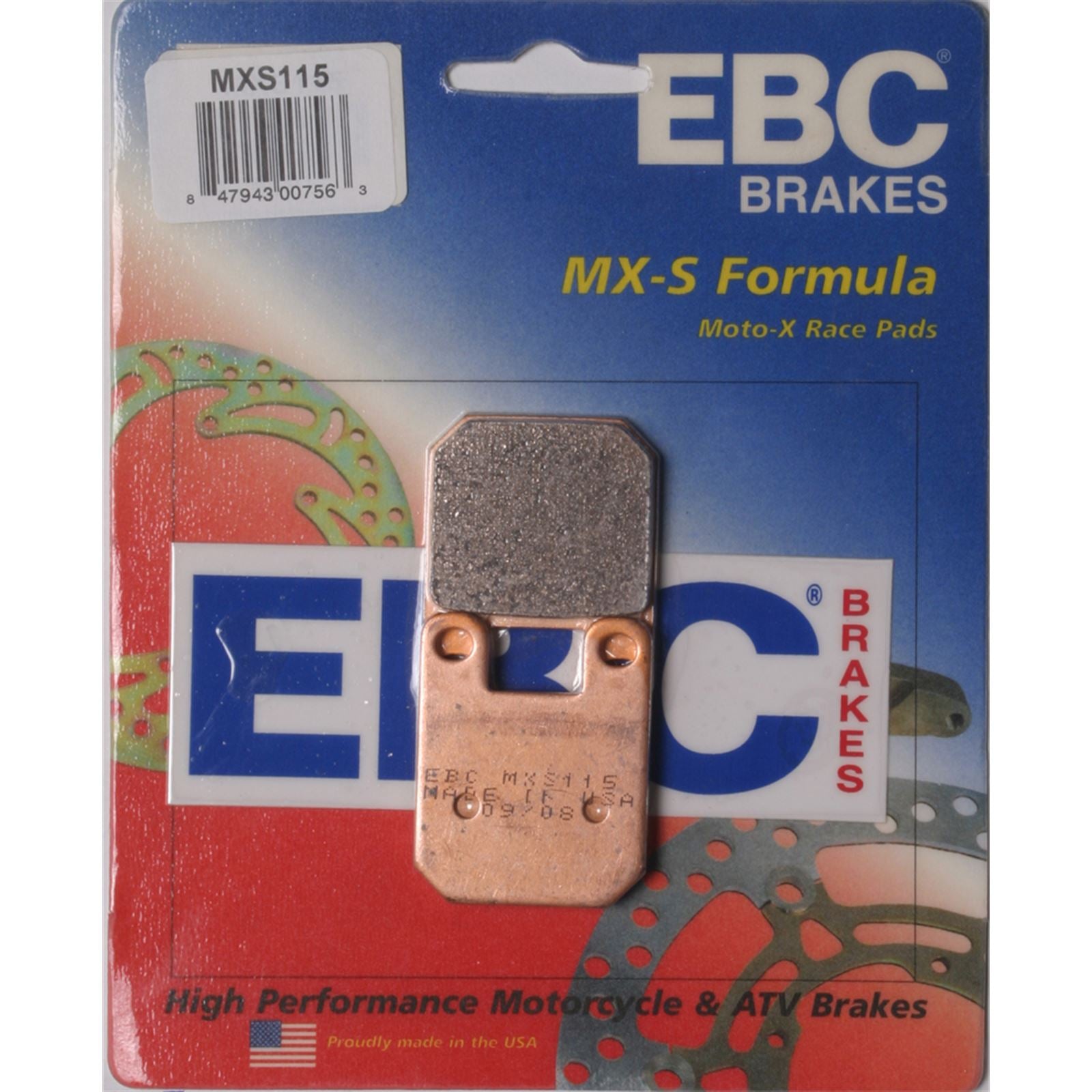 EBC Brakes Brake Pads MXS115_290949