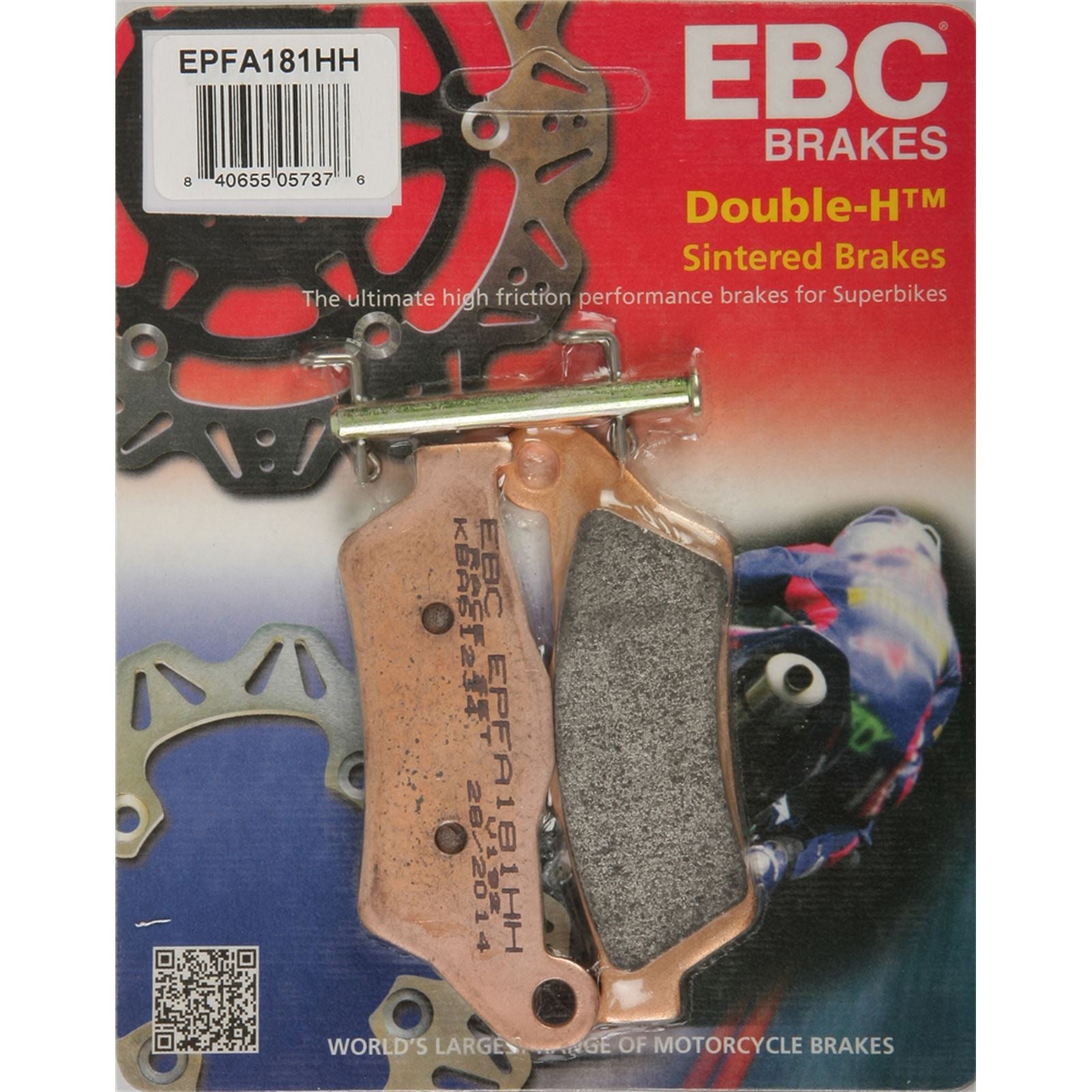 EBC Brakes Extreme Pro Brake Pads EPFA181HH_290956