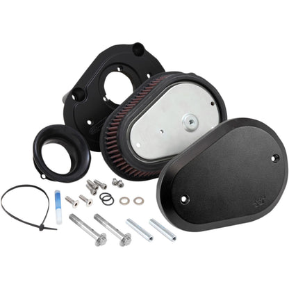 K&N Filters Intake Kit Twin Cam Flare Black [MPN: RK-3932B]_402505