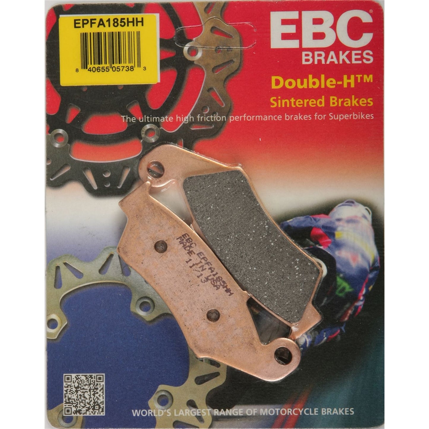 EBC Brakes Extreme Pro Brake Pads EPFA185HH_290958