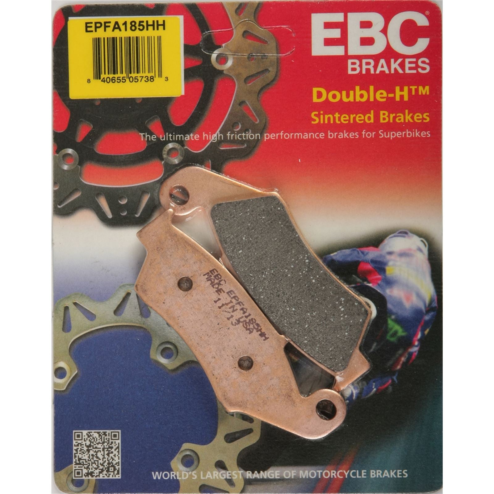EBC Brakes Extreme Pro Brake Pads EPFA185HH_290958